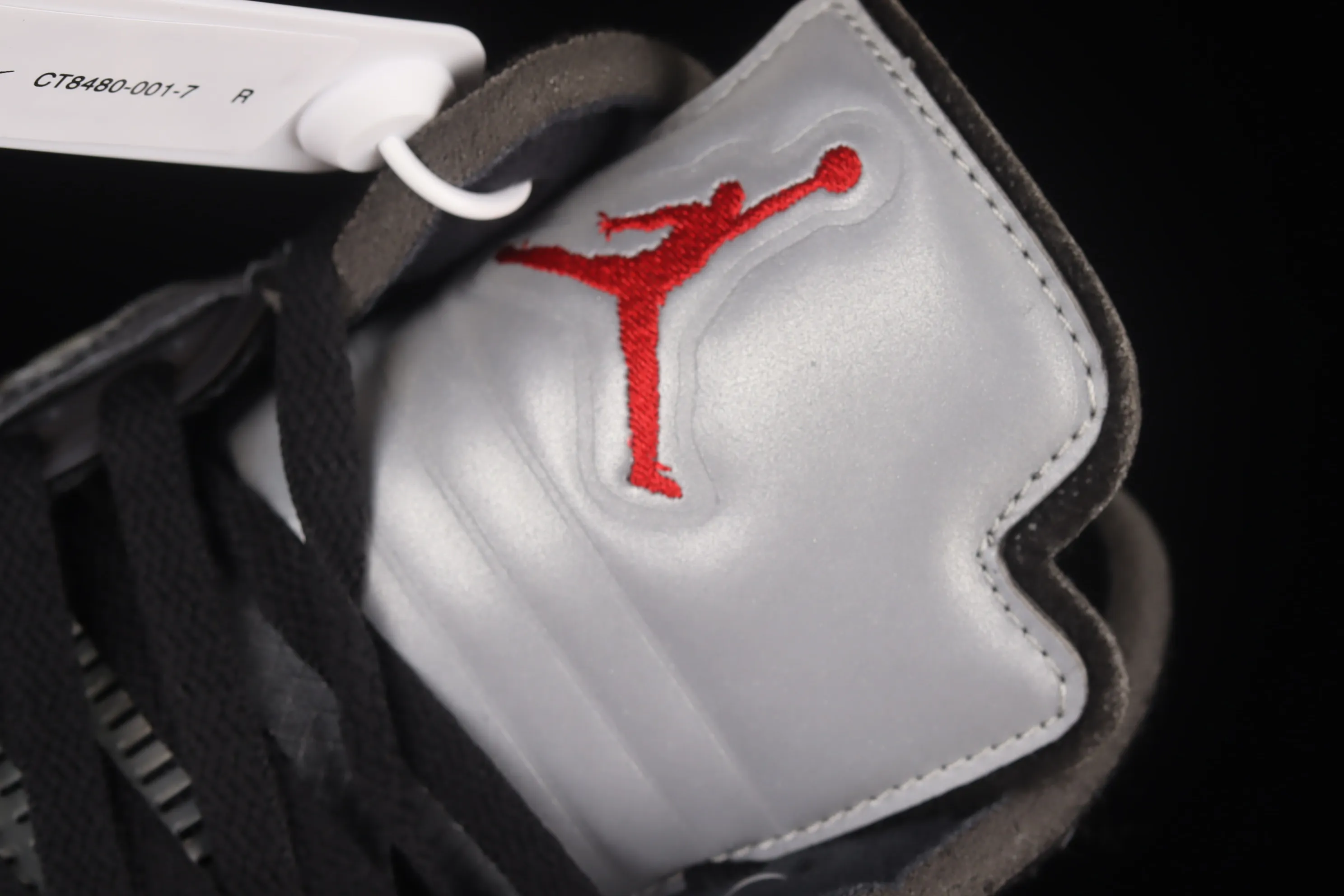 All Categories Air Jordan Jordan Series Basketball Shoes Air Jordan 5 Foreign Trade Version OF x Air Jordan 5 Retro SP AJ5 Joe 5 Black Sail 3M Reflective Basketball Shoes CT8480-001